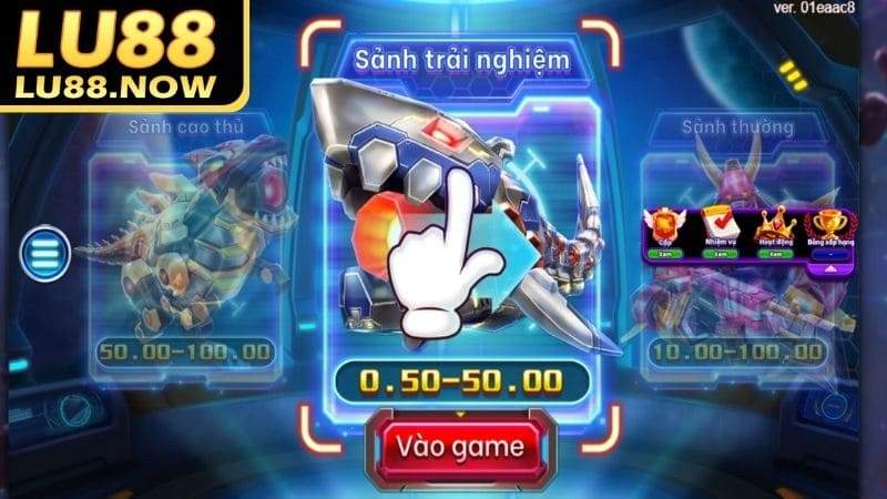 3 sảnh chơi hiện có tại bắn cá vũ trụ