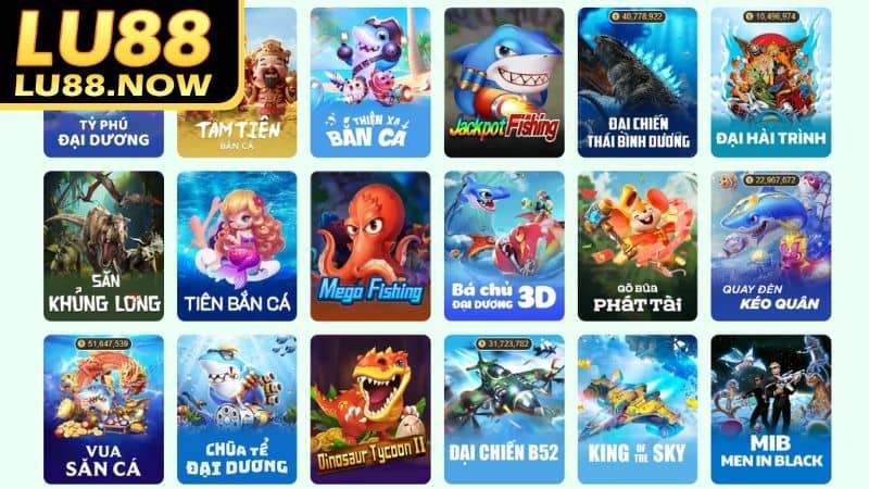 Các trò chơi bắn cá được hàng nghìn người lựa chọn