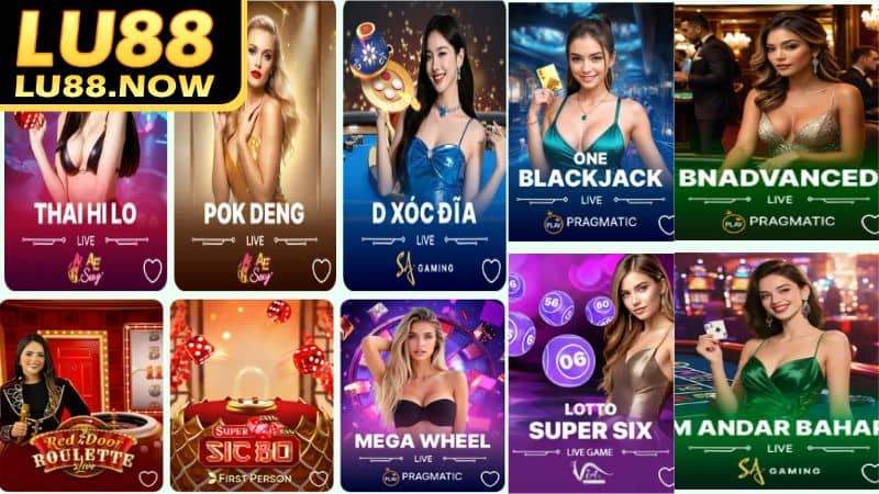 Các trò chơi Casino được nhiều người yêu thích
