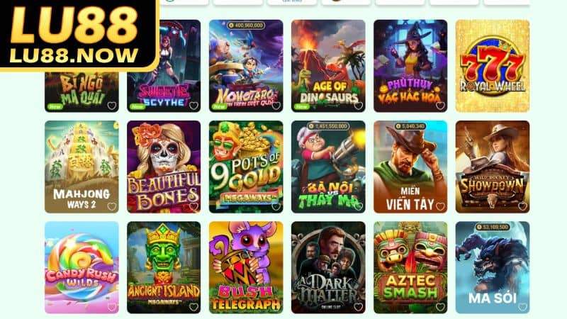 Đa dạng trò chơi Nổ Hũ với nhiều chủ đề khác nhau