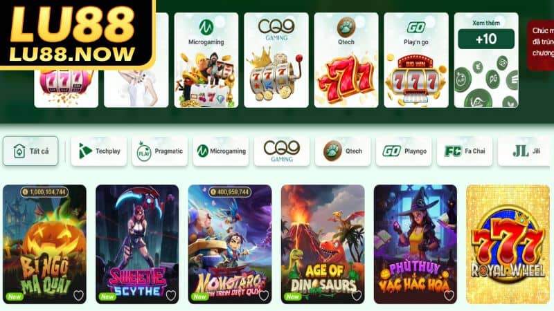 Nhiều nhà cung cấp Nổ Hũ danh tiếng