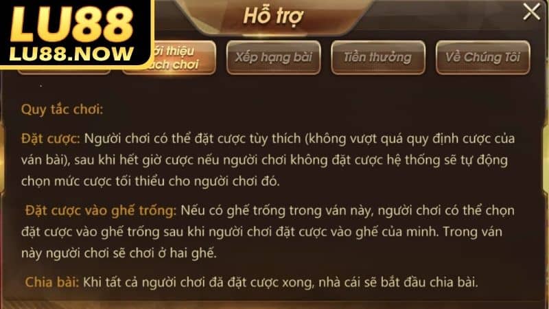 Quy tắc 1 ván chơi bài xì dách online